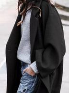 Luna | Casaco Longo Feminino Oversized Inverno
