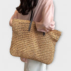 Sorrel | Bolsa de Palha Trançada Feminina Ombro
