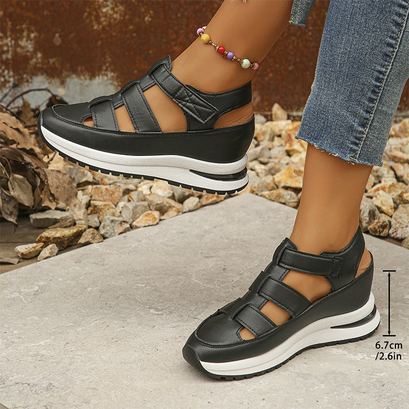 Sandálias Femininas Ortopédicas | Velcro, Conforto Premium