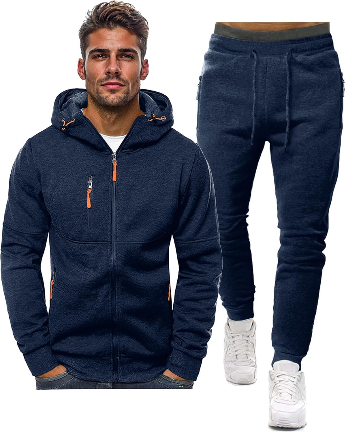 Fato de Treino Masculino | Slim-Fit, Respirável, Elástico | Iris