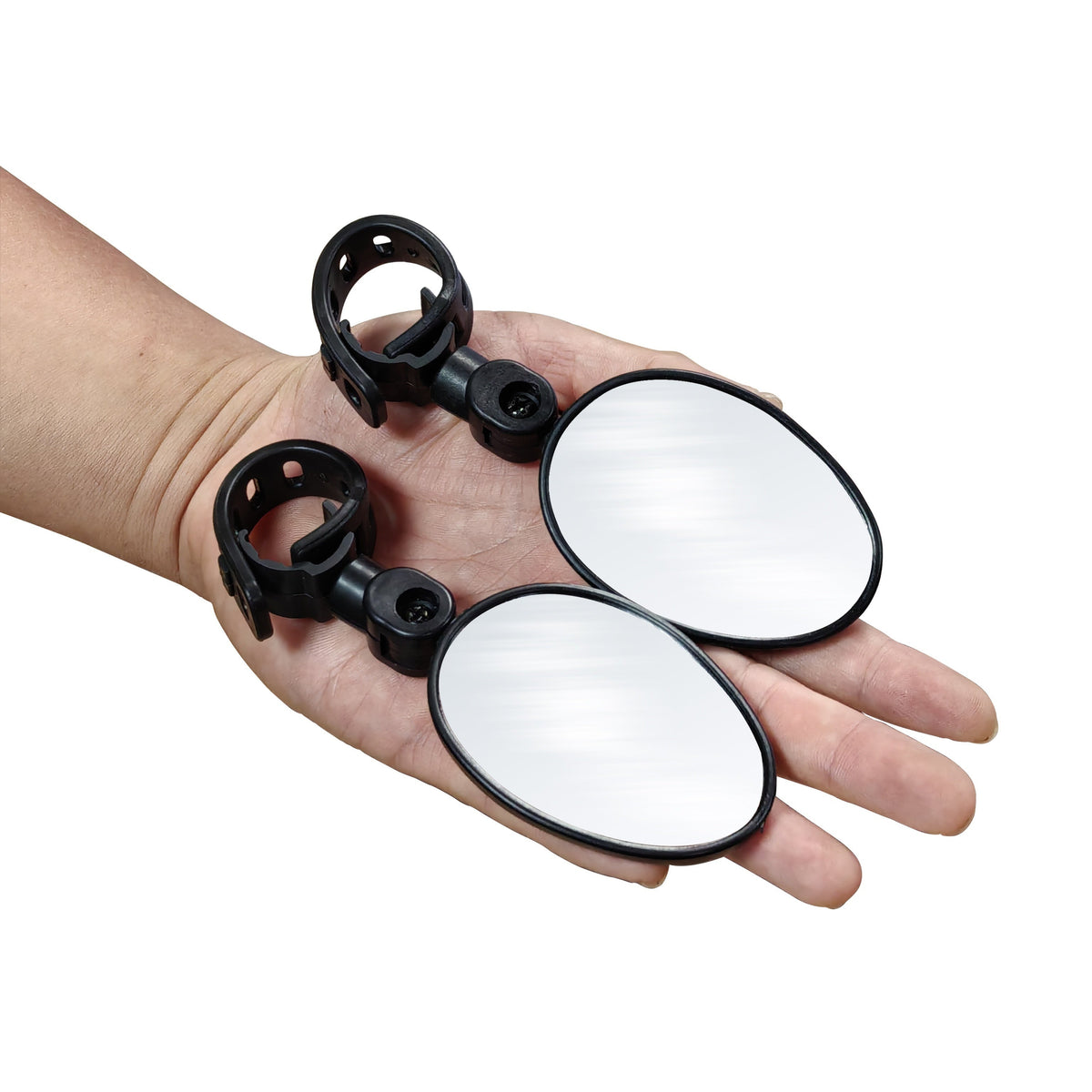 Iris | Espelhos Retrovisores para Bicicleta | Ângulo Largo, Oval, Universal | 2 Unidades