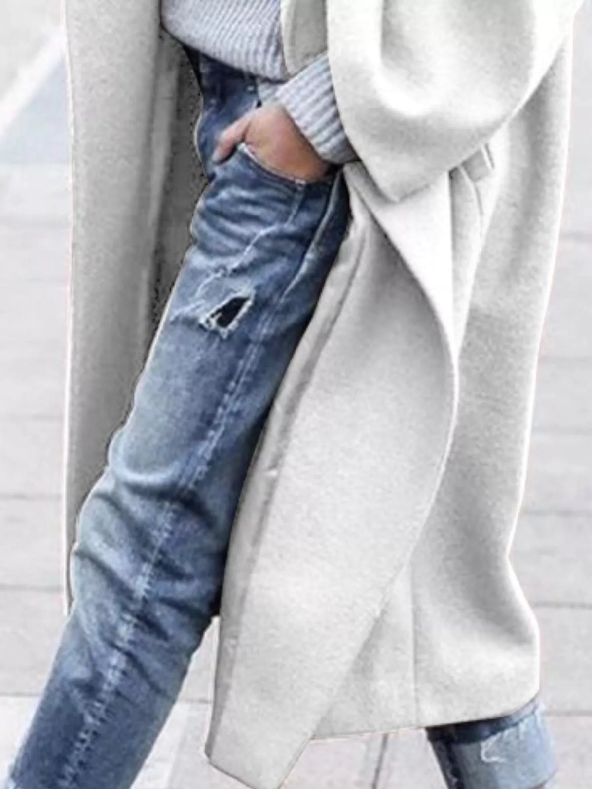 Luna | Casaco Longo Feminino Oversized Inverno