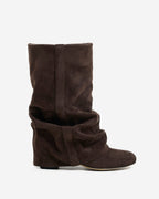 Lux | Botas Cano Alto Femininas Slouchy Salto Oculto