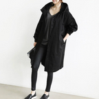 Verena | Casaco Trench Feminino Longo com Capuz