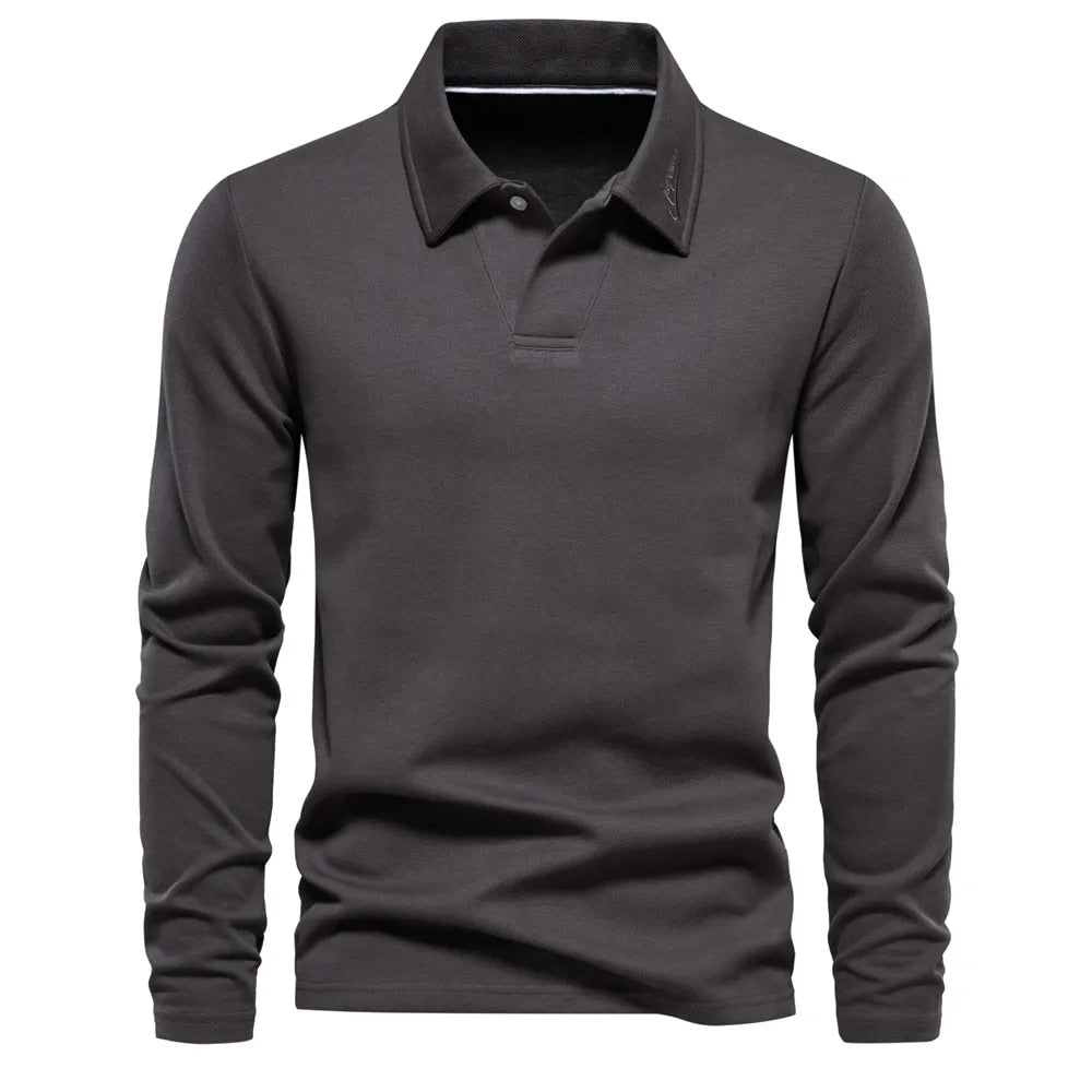 Homem Polo Shirt Confortável
