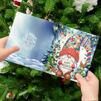 Linnea | Cartões de Natal DIY Diamond Painting | 12 Peças, Tema Pai Natal | Feitos à Mão