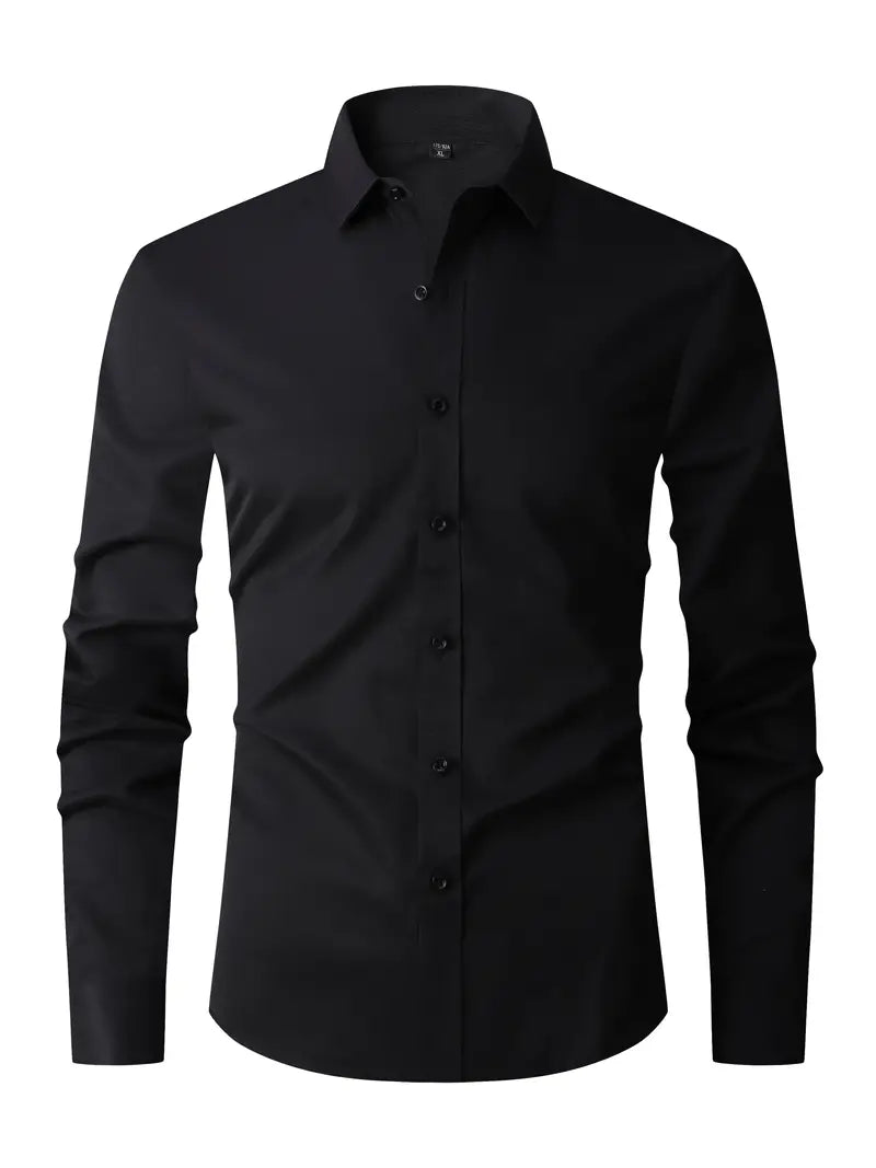 Luna | Camisa Slim Fit Masculina com Botões