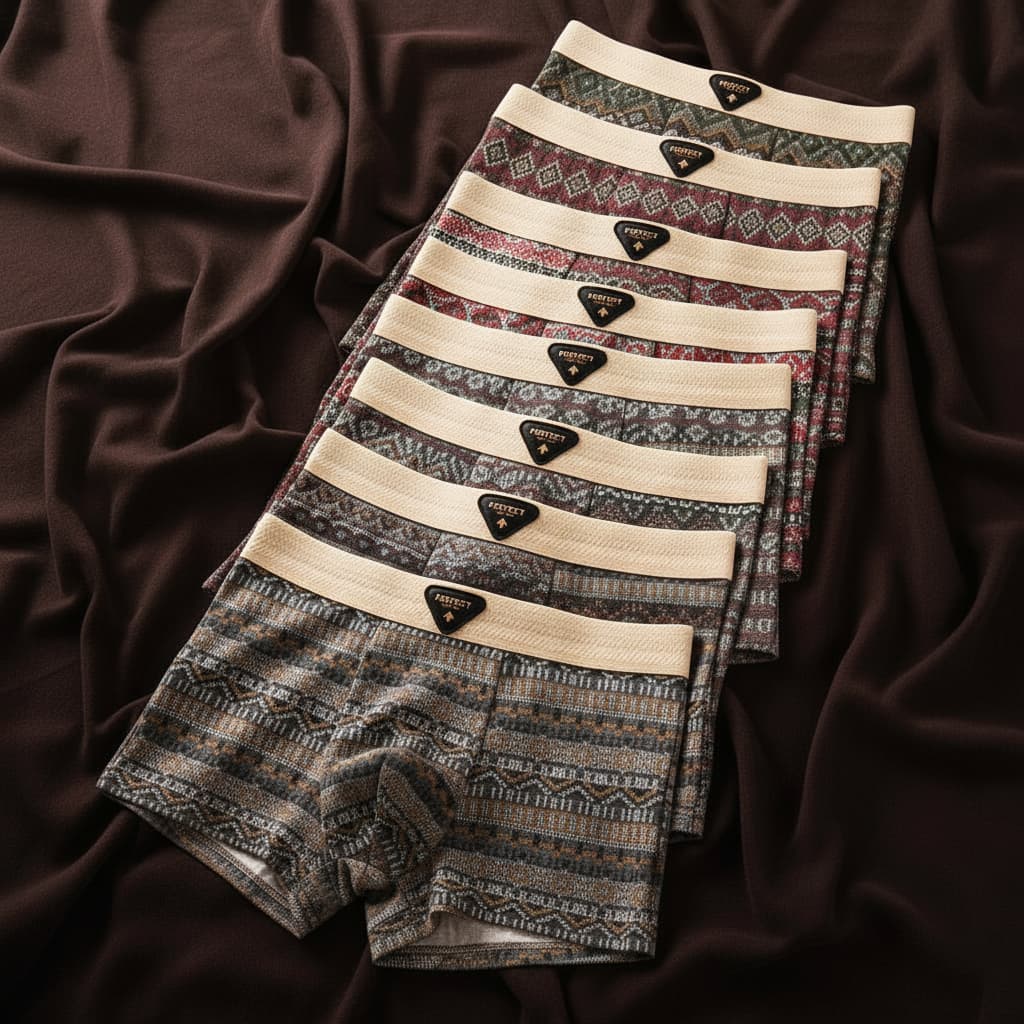 Sorrel | Homem Cuecas Boxer Algodão Orgânico Retro