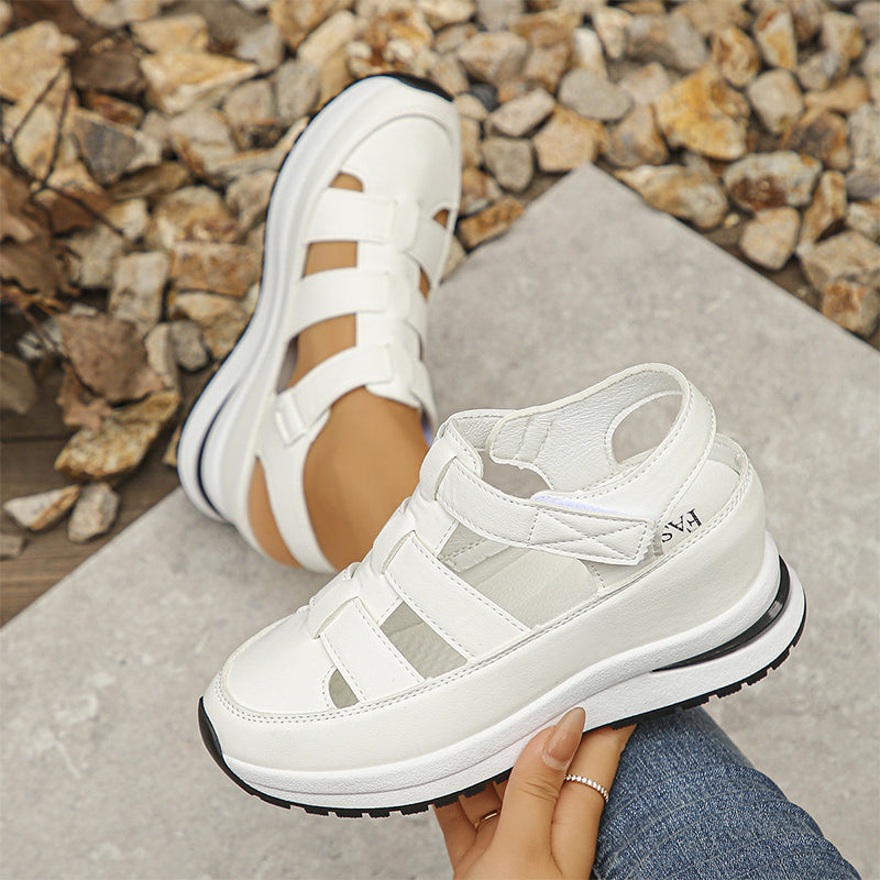Sandálias Femininas Ortopédicas | Velcro, Conforto Premium