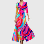 Amara | Vestido Feminino Manga Longa Alfaiataria