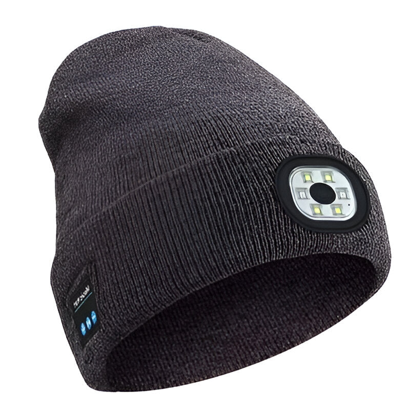 Anneke | Gorro Bluetooth LED 3 em 1 Unissex