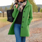 Jade | Mulher Casaco Inverno Clássico Botões