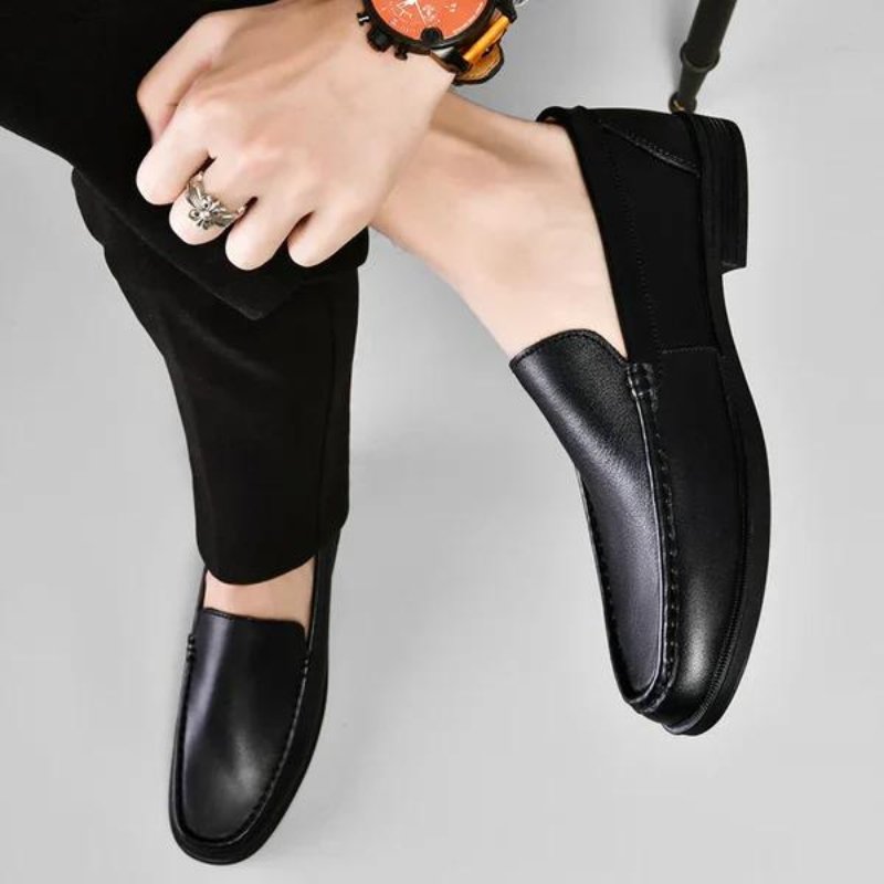 Bexcellent | Mocassins Couro Masculino Slip On