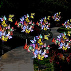 Maren | Luzes Solares de Borboleta para Jardim | 2 Pacotes, 56 LEDs, IP65 | Decoração Externa