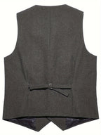 Birdie | Homem Colete Herringbone Ajuste Sob Medida