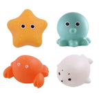 Brinquedos de Banho Luminosos | Animais para Bebé | Set com Rede Della
