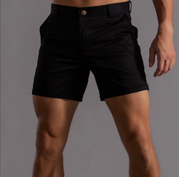Calções Homem Tailored | Casual, Algodão Twill