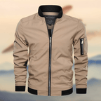 Embla | Homem Bomber Jacket Slim Fit Corta-Vento