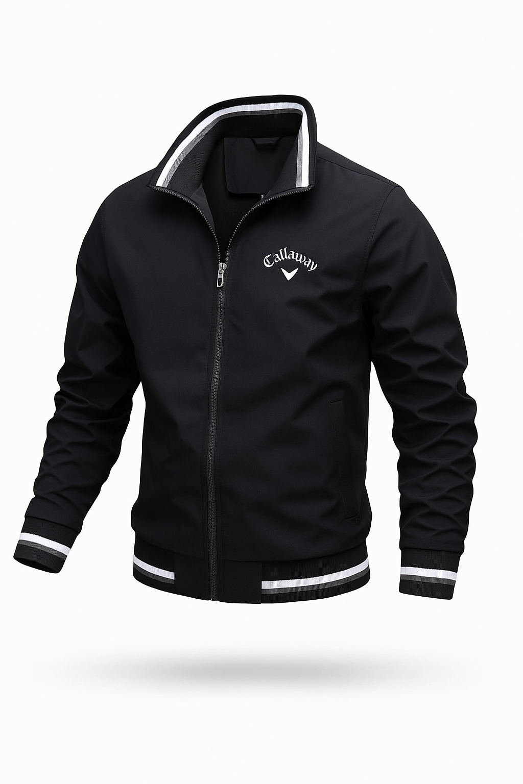 Nina | Homens Bomber Jacket Leve com Zíper