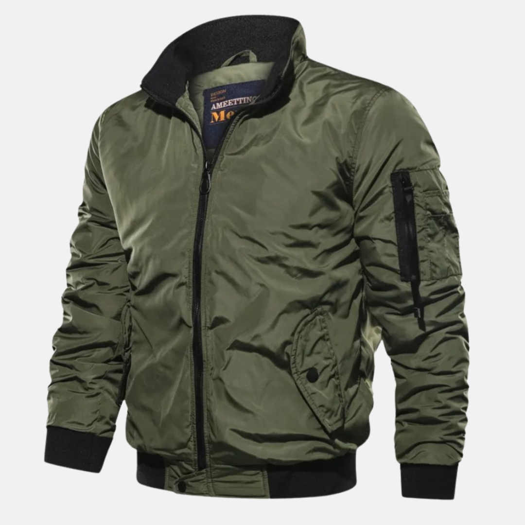 Romy | Homem Bomber Jacket Corta-Vento Zip