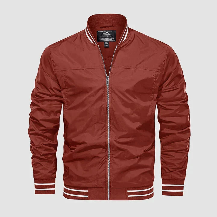 Solene | Homem Bomber Leve com Fecho de Correr