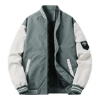 Greta | Homem Bomber Jacket com Fecho de Correr