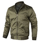 Sabine | Homem Bomber Jacket Leve com Fecho de Correr