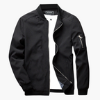 Una | Jaqueta Bomber Masculina com Fecho de Correr