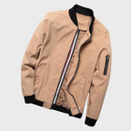Hazel | Homem Bomber Jacket Leve com Fecho de Correr