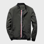 Hazel | Homem Bomber Jacket Leve com Fecho de Correr