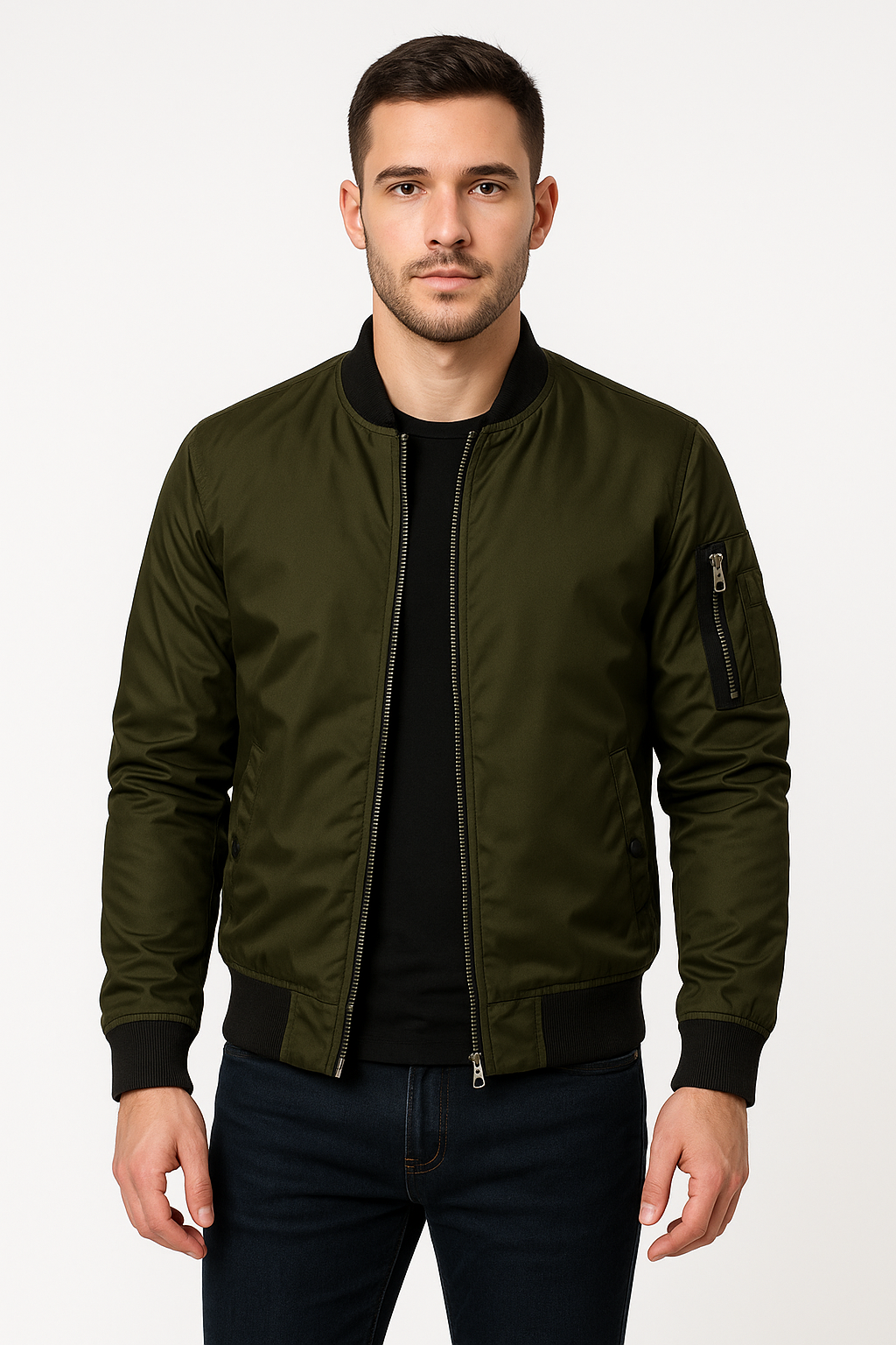 Zara | Homem Bomber Jacket Corta-Vento