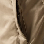Homem Bomber Jacket Fecho de Correr Ripado