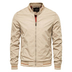 Marlowe | Homem Bomber Jacket Resistente ao Vento com Fecho