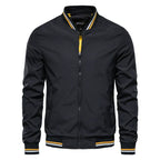 Marlowe | Homem Bomber Jacket Resistente ao Vento com Fecho