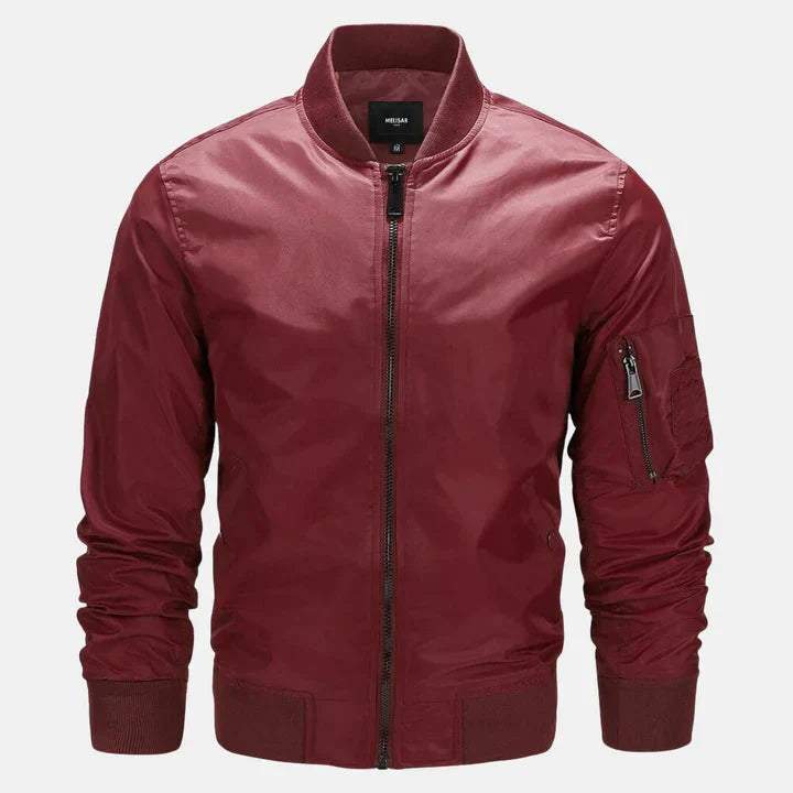 Wilhelmina | Homem Bomber Jacket Impermeável Corta-Vento