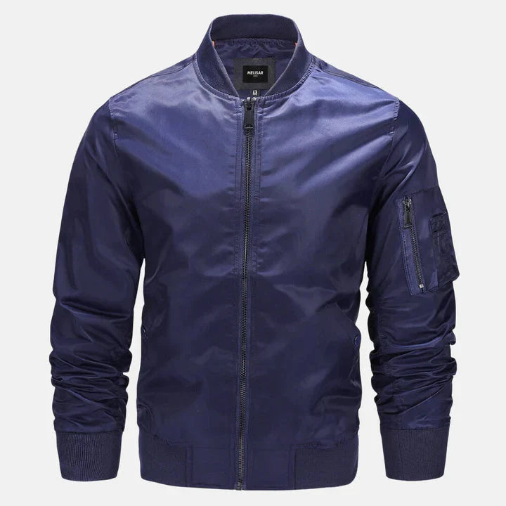 Edith | Homem Bomber Jacket Impermeável Corta-Vento