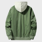 Seraphina | Homens Bomber com Capuz Corta-Vento
