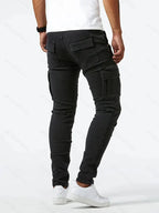 Mira | Calças Cargo Denim Masculinas