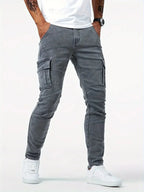 Mira | Calças Cargo Denim Masculinas