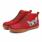 Mira | Botas Femininas com Estampa de Gato Inverno