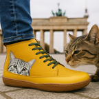 Mira | Botas Femininas com Estampa de Gato Inverno