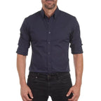 Ottoline | Camisa Social Masculina Manga Longa Sem Vinco