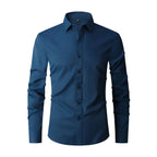 Giselle | Camisa Masculina Slim Fit Sem Passar a Ferro