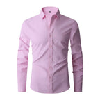 Giselle | Camisa Masculina Slim Fit Sem Passar a Ferro