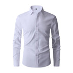 Giselle | Camisa Masculina Slim Fit Sem Passar a Ferro
