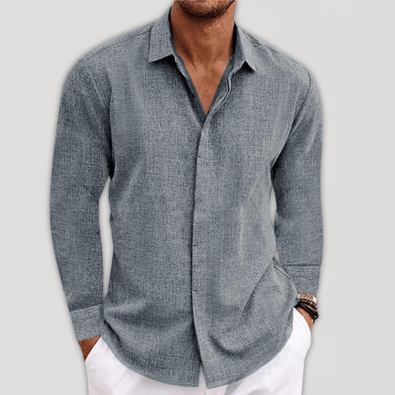 Wilhelmina | Homem Camisa Manga Longa Botões Gola Regular Fit