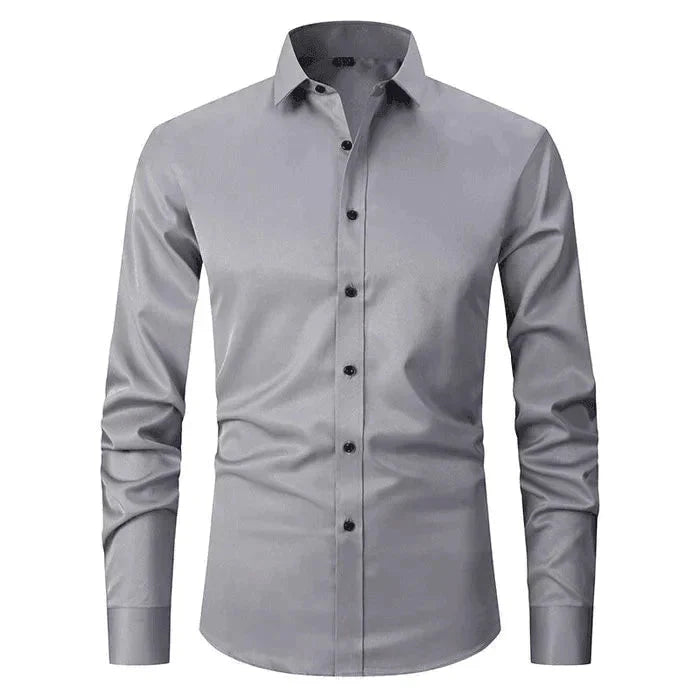 Wynne | Camisa Masculina Oxford Elástica Sem Amassado