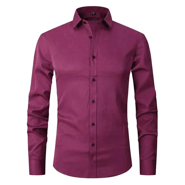 Wynne | Camisa Masculina Oxford Elástica Sem Amassado