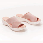 Sandálias Ortopédicas Femininas | Suporte e Conforto | Couro