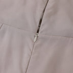 Vestido Longo Feminino Decote Cruzado Fenda Lateral
